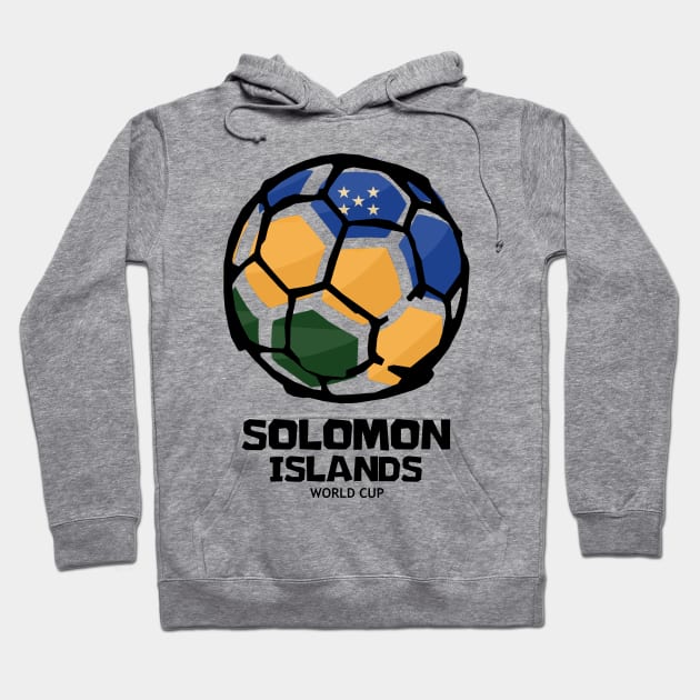 Solomon Islands Football Country Flag Hoodie by KewaleeTee